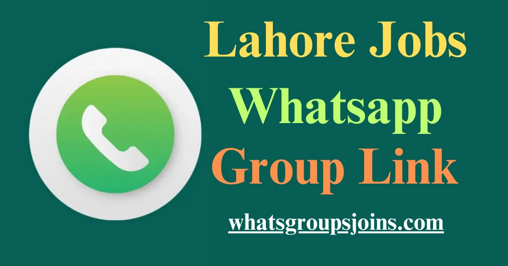 Lahore jobs whatsapp group link