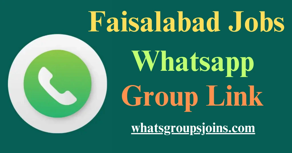 faisalabad jobs whatsapp group link