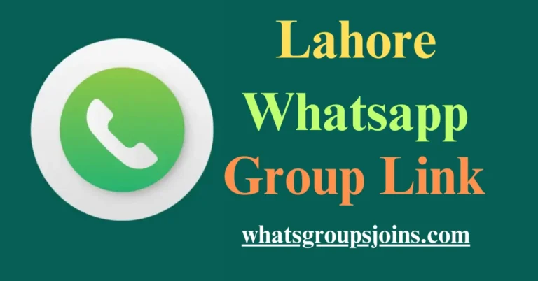 Lahore whatsapp group