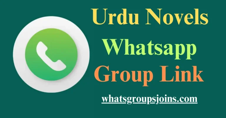 urdu novels whatsapp group link