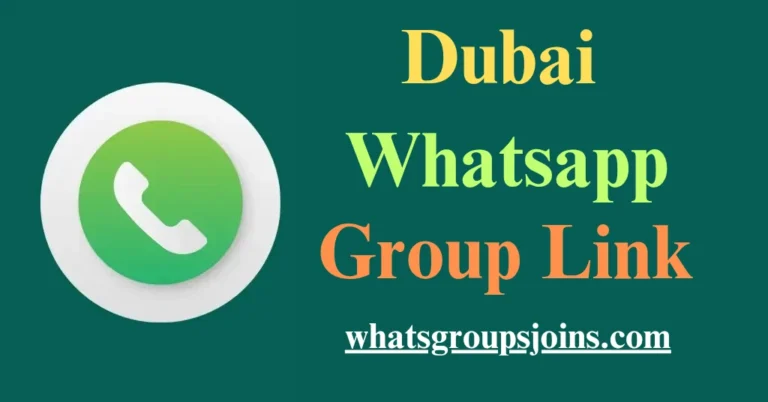 dubai whatsapp group link