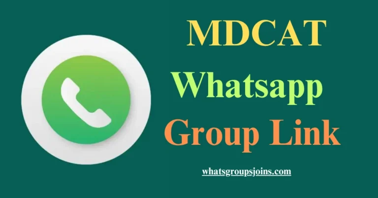 Mdcat Whatsapp Group Link