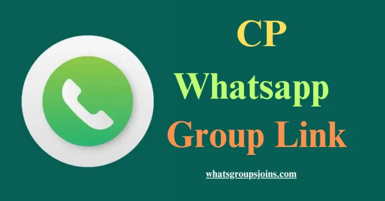 cp whatsapp group link