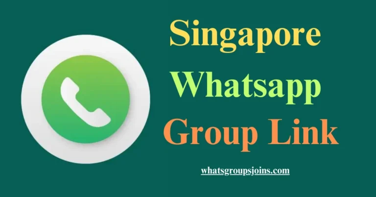 singapore whatsapp group link