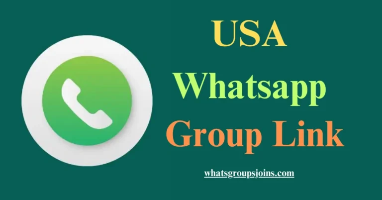 usa whatsapp group link